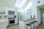 Luxurious kitchen with skylight